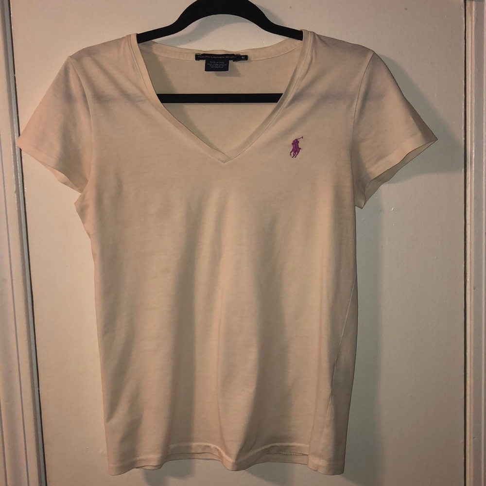 Ralph Lauren Ivory Tee